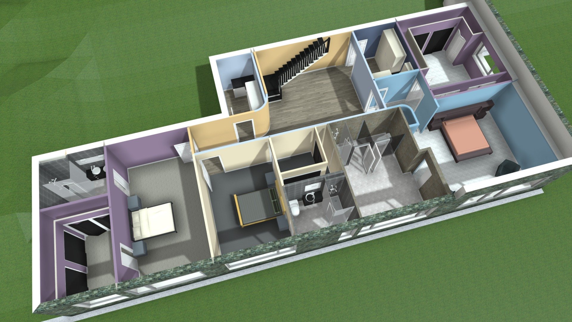 G. Johnson House 1st Floor Plan