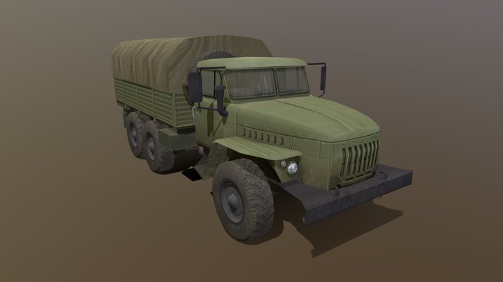 Ural-4320 – Free 3D Model STL