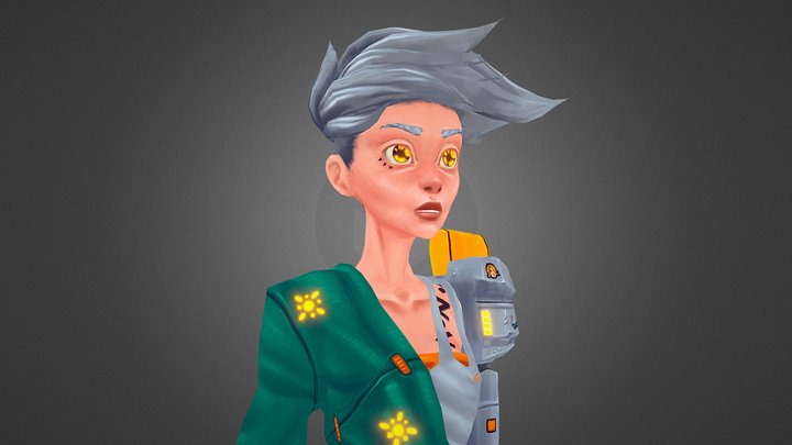 Random girl 3D Model