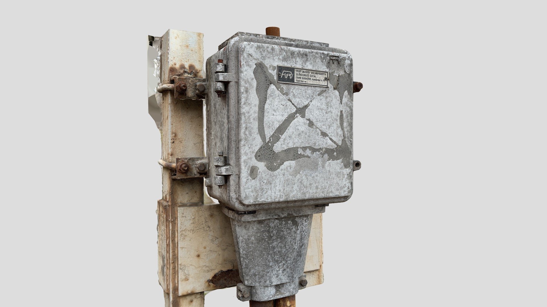 Electrical Box 05 RAW Scan Buy Royalty Free 3D model by Modulus