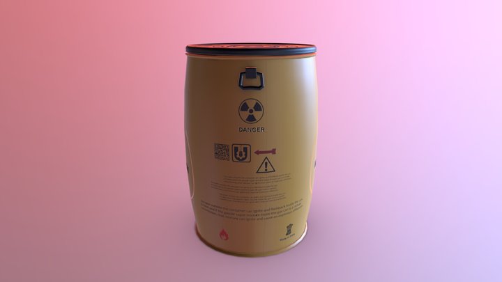 Liquid Container 3D Model