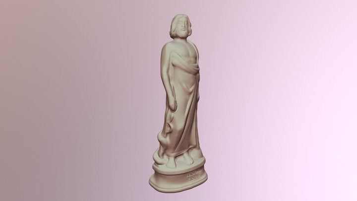 Esculape Statue 3D Model