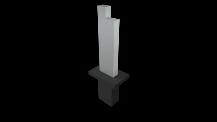 Cube Knife 3D Model