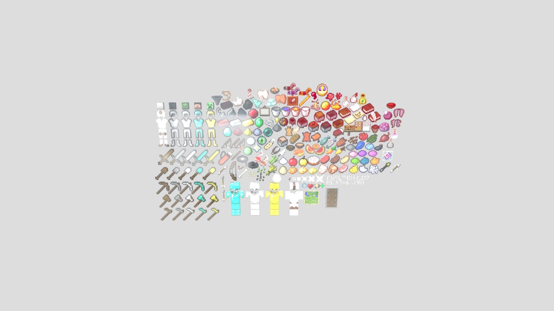 Minecraft_Item_Rig - 3D model by fnaftotal5000 [1559425] - Sketchfab