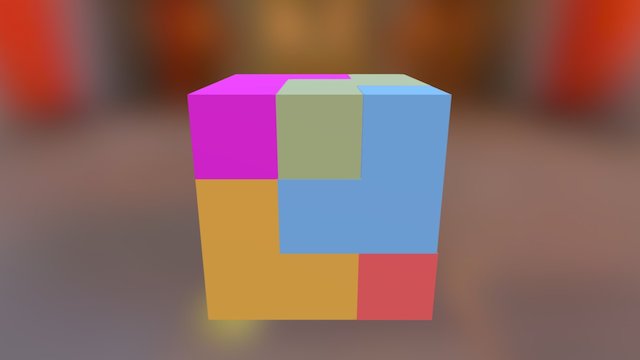 Shah_PuzzleCubeAssembly 3D Model