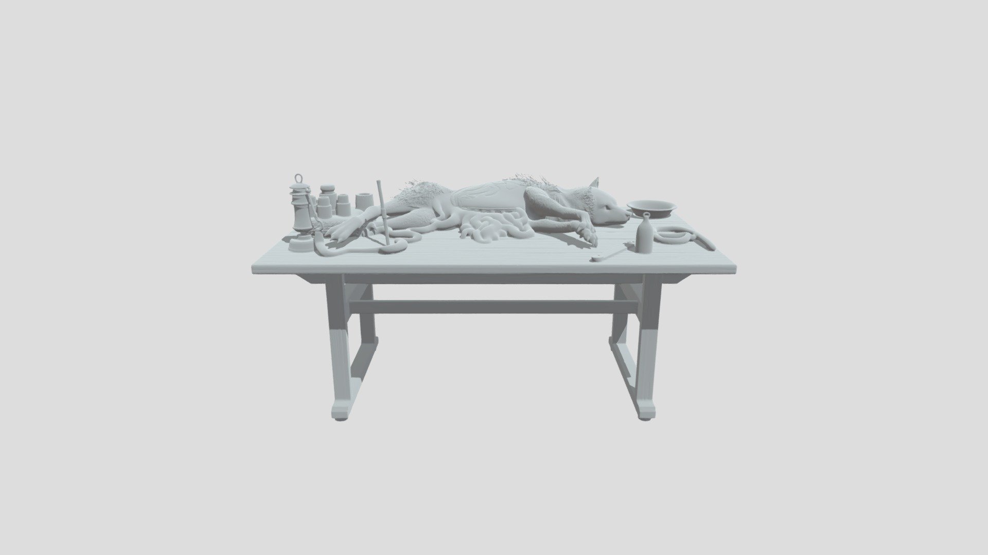 Butcher's Table - 3D model by Rufajz [155a5db] - Sketchfab