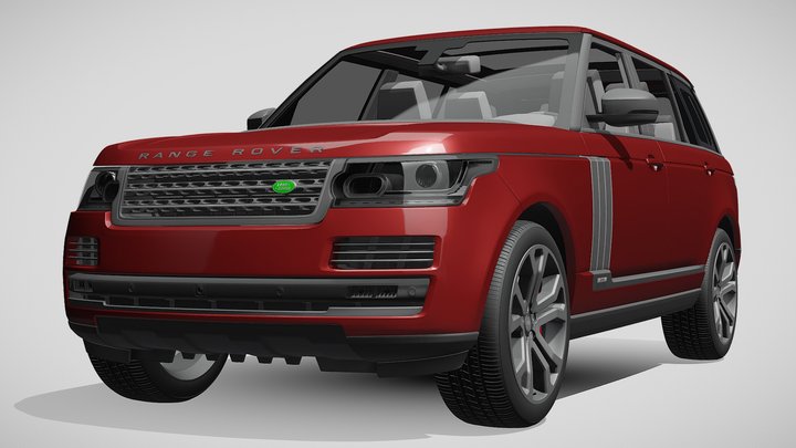 Range Rover  SVA Dynamic LWB  2017 3D Model