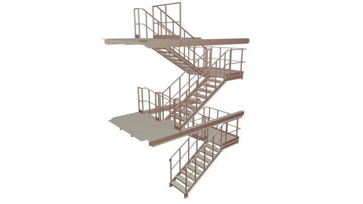 03554-222 Лестница / Ladder 3D Model