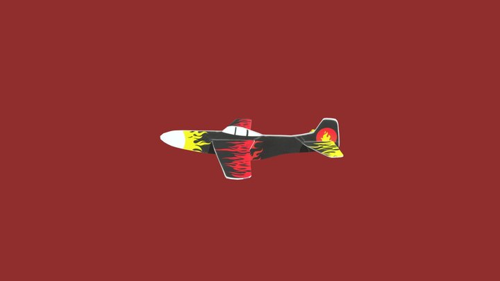 paper plane 3D Model