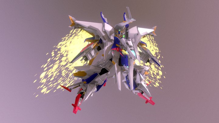 RX-104FF Penelope Gundam 3D Model