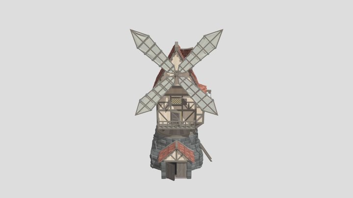 Mill - GameDev Legend 3D Model