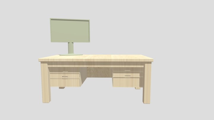 Desk 3D Model