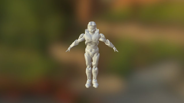 PI 01 Spartan Anim Test RIG 3D Model
