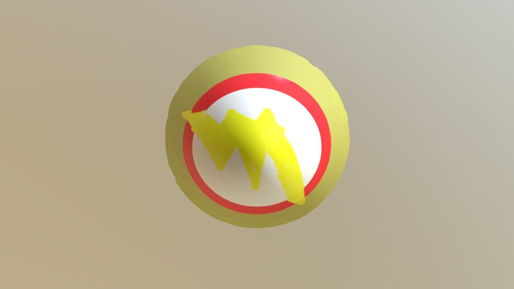 Flash Logo - 3D model by littleginzy [155ce22] - Sketchfab