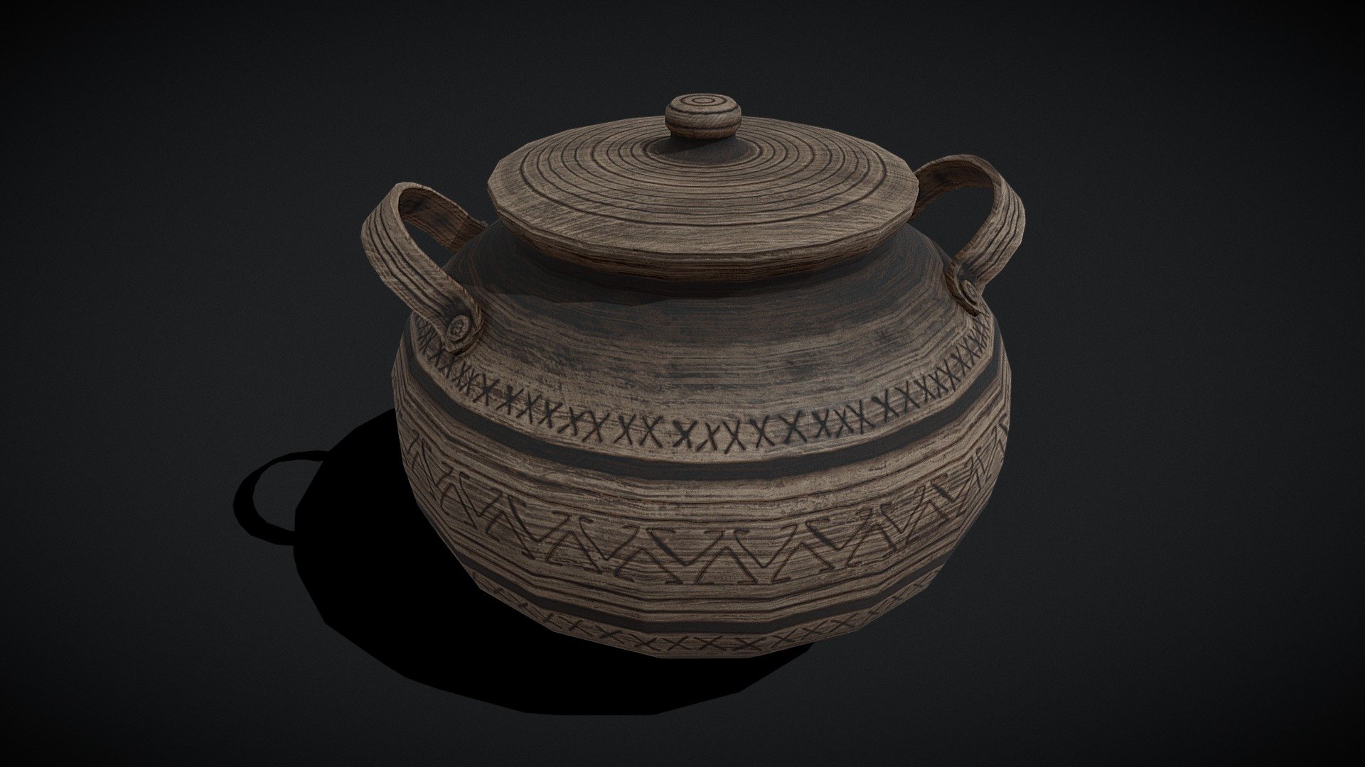 Engraved Clay Pot - Buy Royalty Free 3D model by GetDeadEntertainment ...