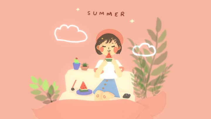 summer ✨🍉 3D Model