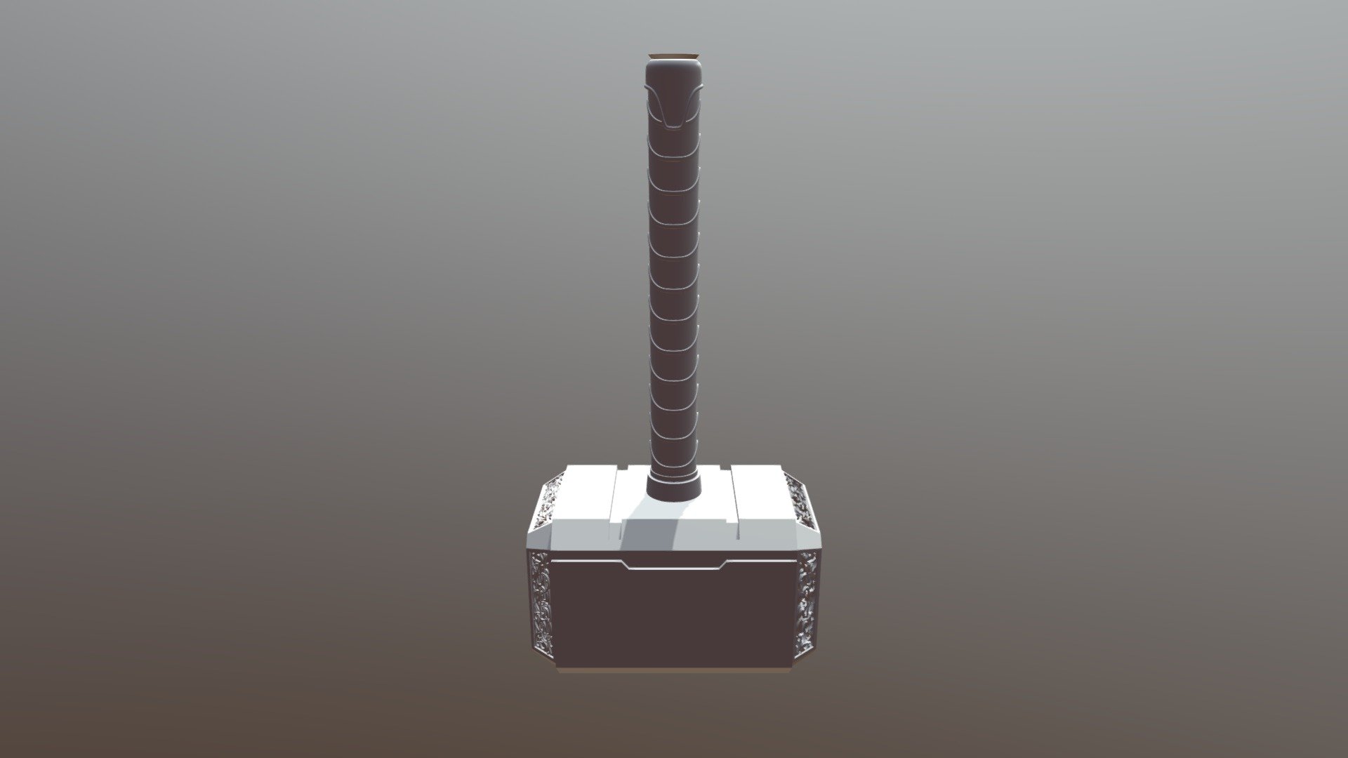 Thor's Hammer Download Free 3D model by 2Y0UNG [155e496] Sketchfab