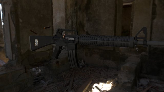 M16A2 3D Model