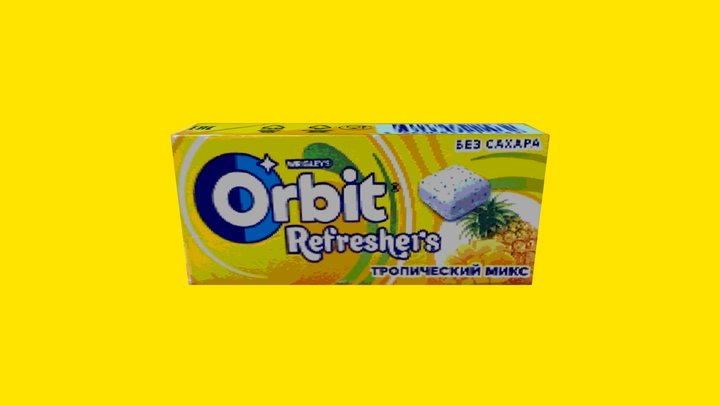 orbit refreshers тропический микс 3D Model
