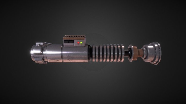 Luke Skywalker's lightsaber 3D Model