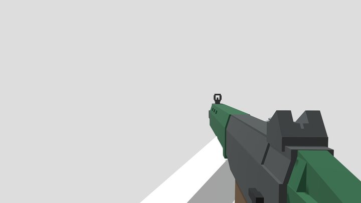 SIG SG 550 3D Model