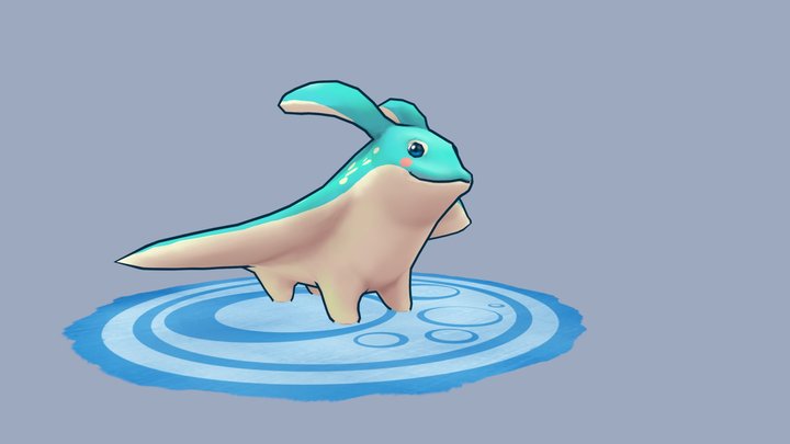 Handpainted  Cute Animal 3D Model
