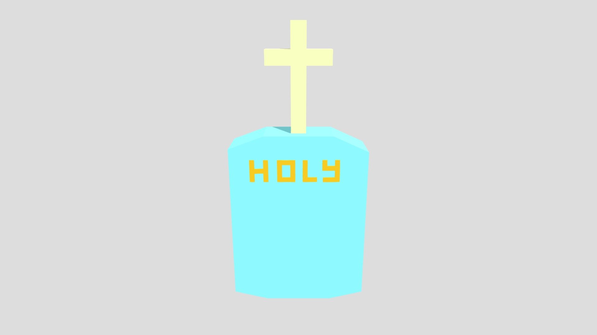Holy Water — Sketchfab embed 3D viewer