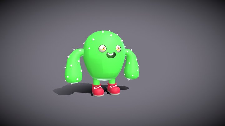 Cactus Run 3D Model