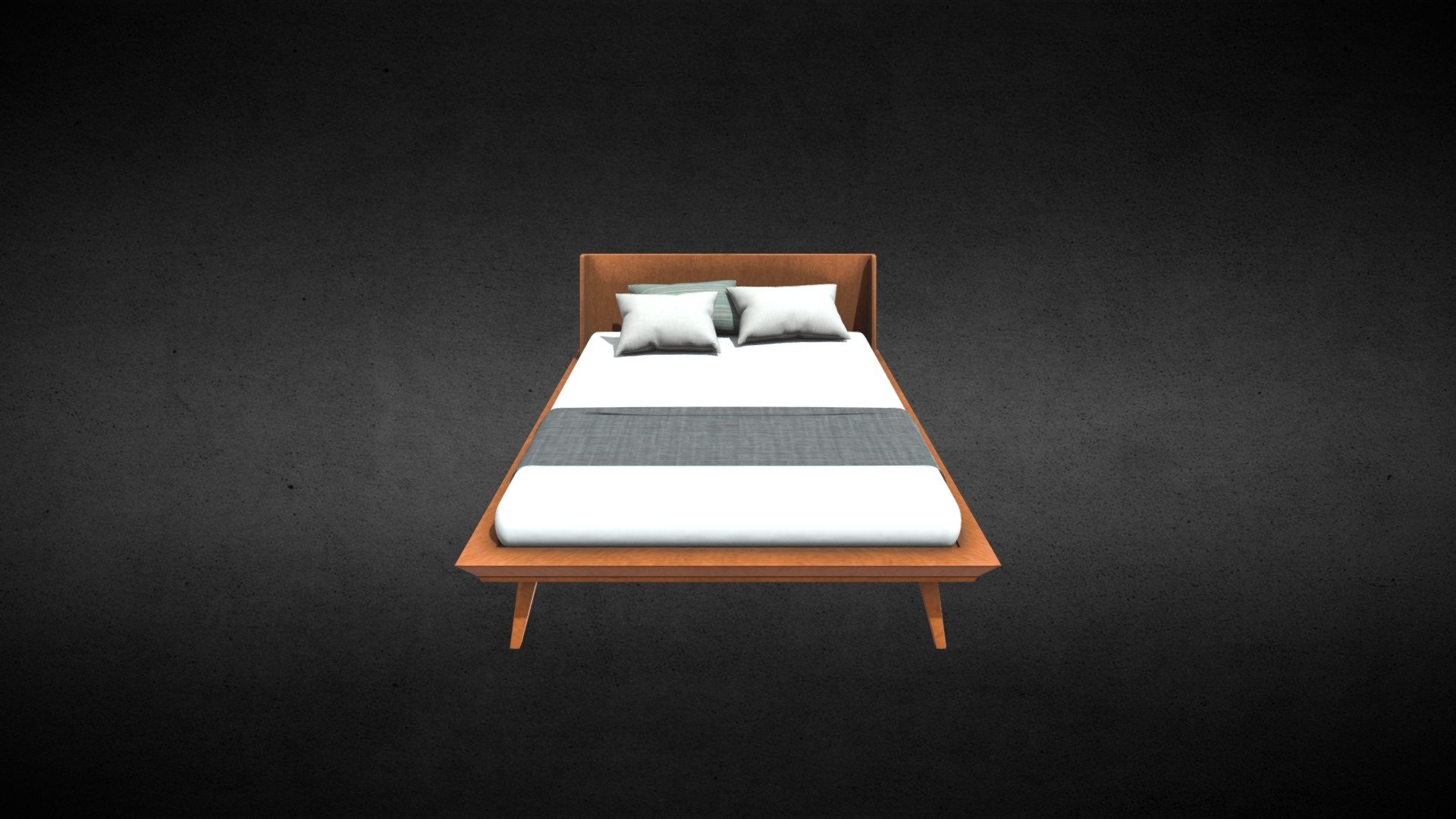 Simple Bed Download Free 3d Model By Mahesh Malviya0001 [1562757