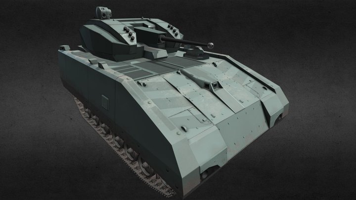 Hunter Tank 3D Model
