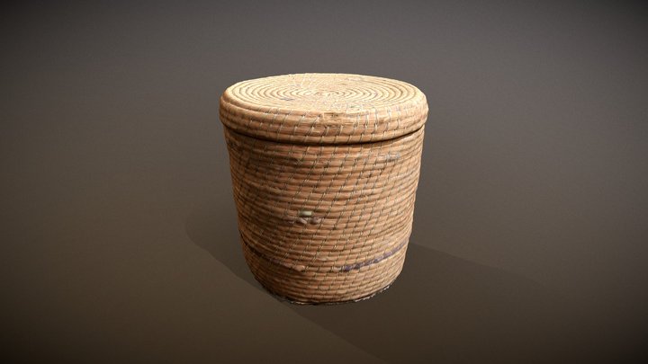 Canasta Mimbre 3D Model