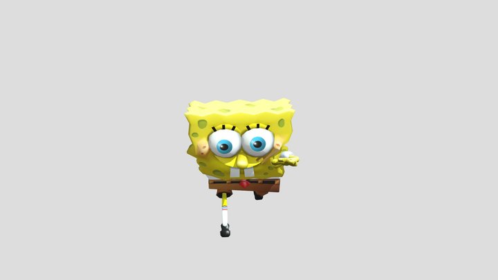 Swing Dancing spongebob 3D Model