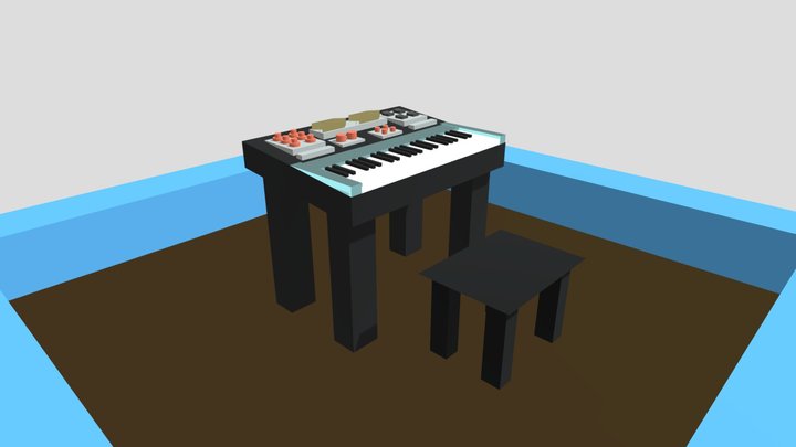 Piano 3D - Blender 3D Model