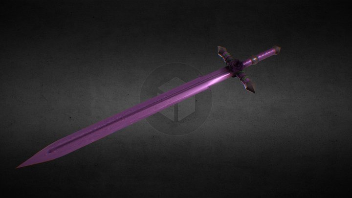 Gothic Sword 3D Model
