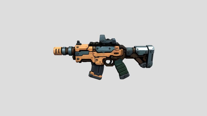 Weapon Rifle And Space Gun Tower v1