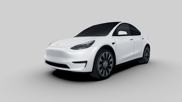 Tesla Model Y 2021 3D Model