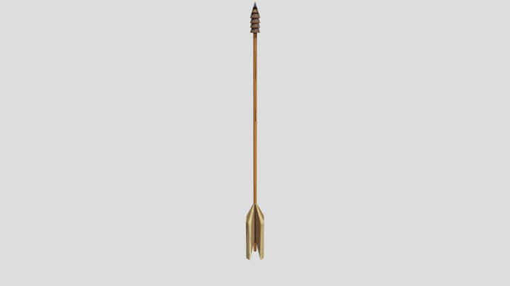 Stylized Medieval Arrow 3D Model