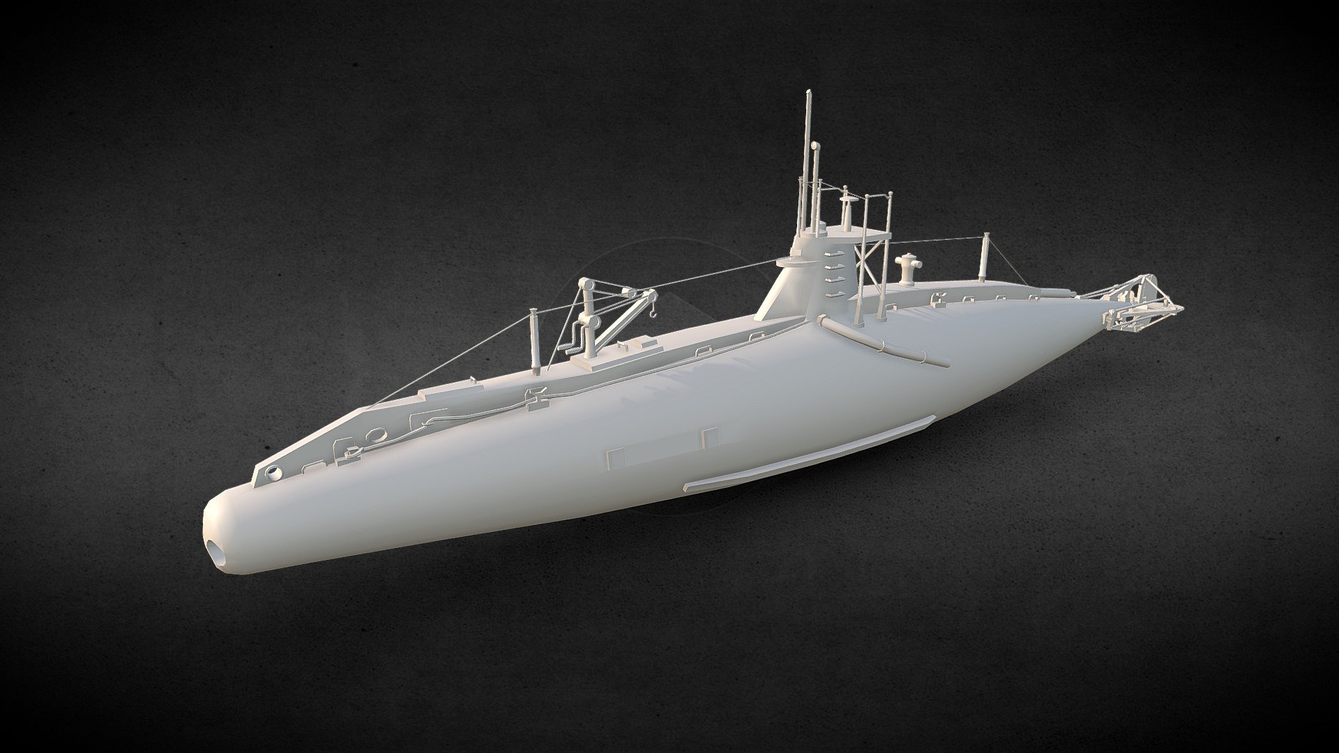 HMS A 13 U-boat - Buy Royalty Free 3D Model By KarluHenry [1565bbf ...