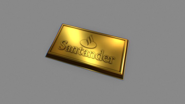 Santander Gold 3D Model