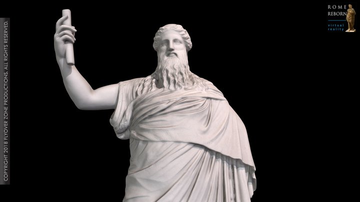 3D rendering of Dionysus Sardanapallos