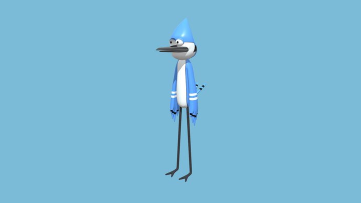 Mordecai || Regular Show 3D Model