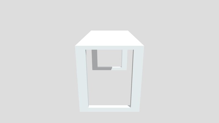 Computer Desk 3D Model