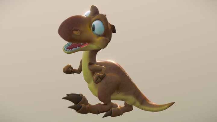 Baby Dino (Ice Age 3) 3D Model