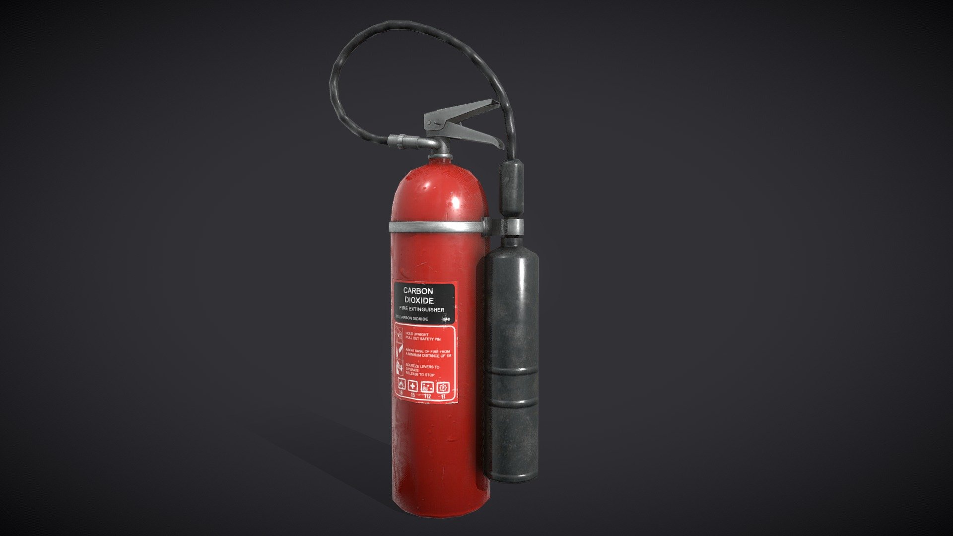 Carbon Dioxide Extinguisher - Buy Royalty Free 3D model by StellarX ...