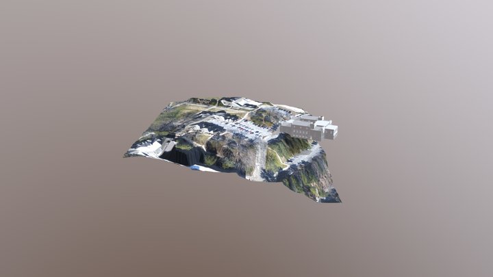 Ackland SF Model With Landscape 3D Model