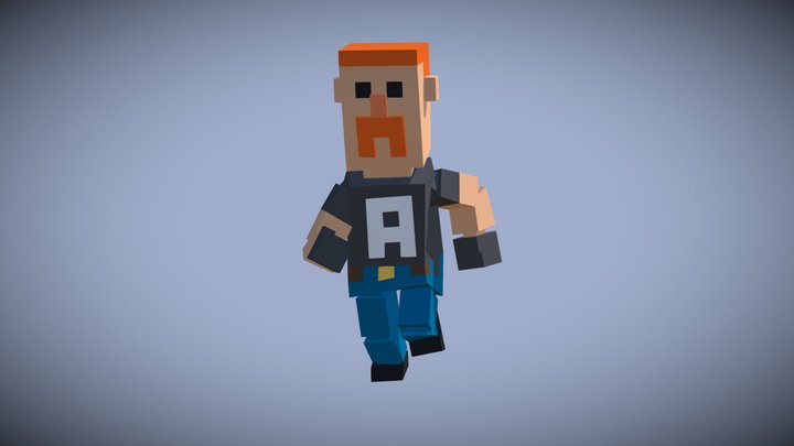 Running guy 3D Model