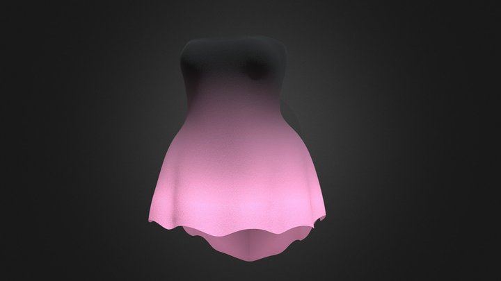 Dress 03 (Open back) – Modello 3D gratuito STL