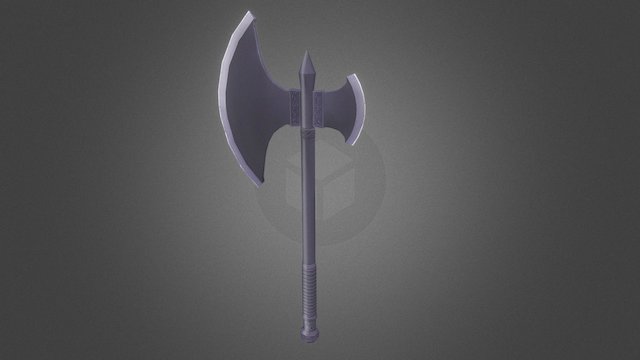 Medieval Axe 3D Model