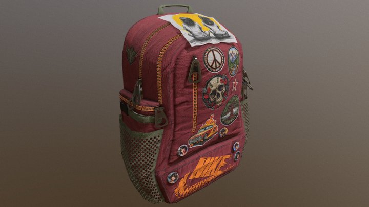 School Backpack (SLAHOR_Concept) 3D Model