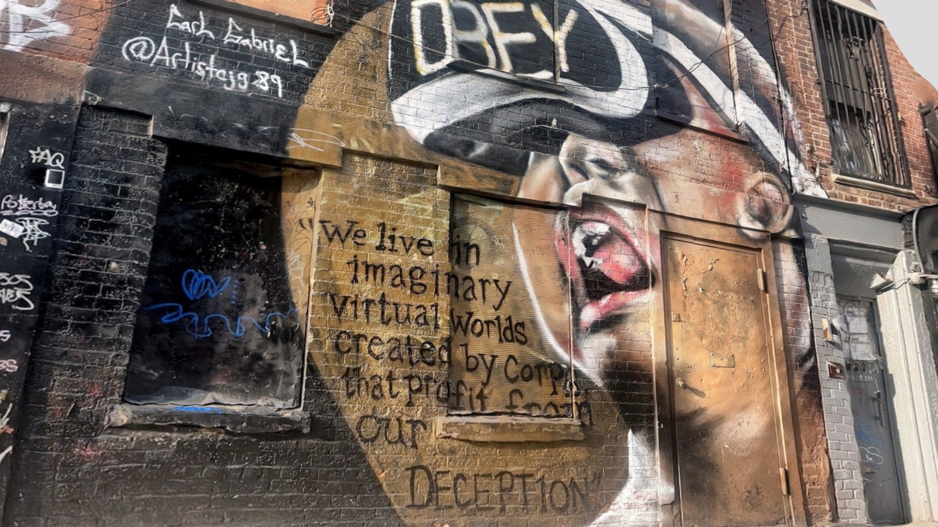 Obey (Brooklyn street art scan)